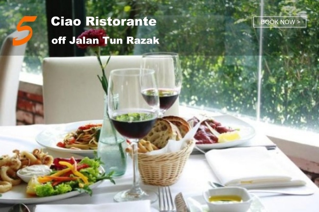 5 Best Restaurants in KL with Peaceful Greenery_Ciao Ristorante