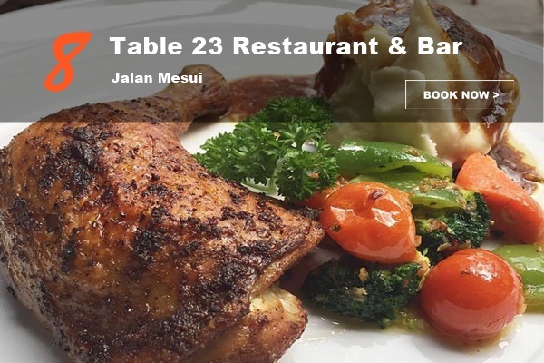 Table 23 Restaurant and Bar