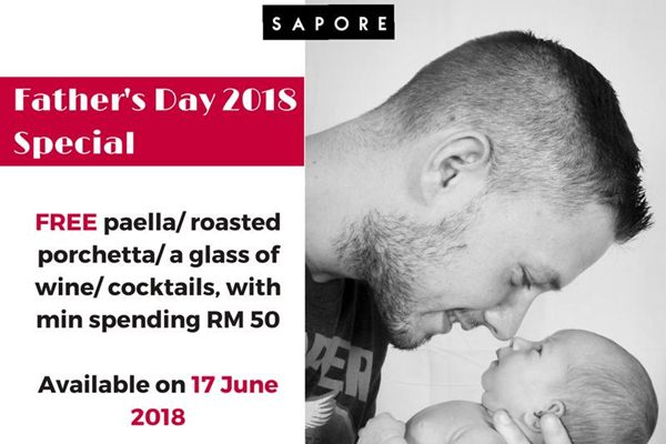 Click here to view Father's Day Promo at Sapore