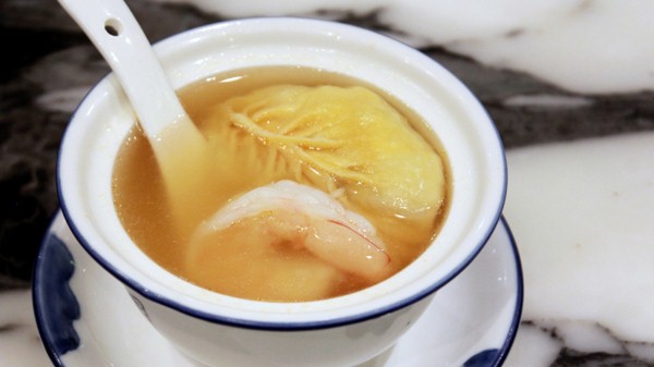 Click here to see the Doubled Abalone Dumpling in Superior Soup at Luk Yu Tea House
