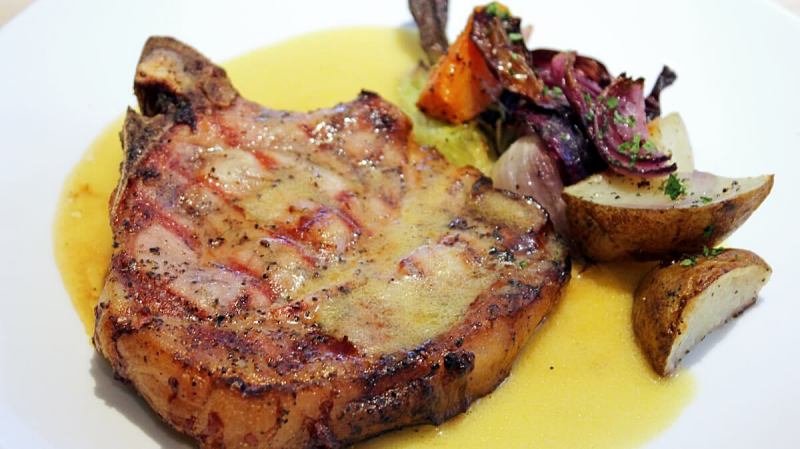 View Chargrilled Pork Ribeye at ANTE