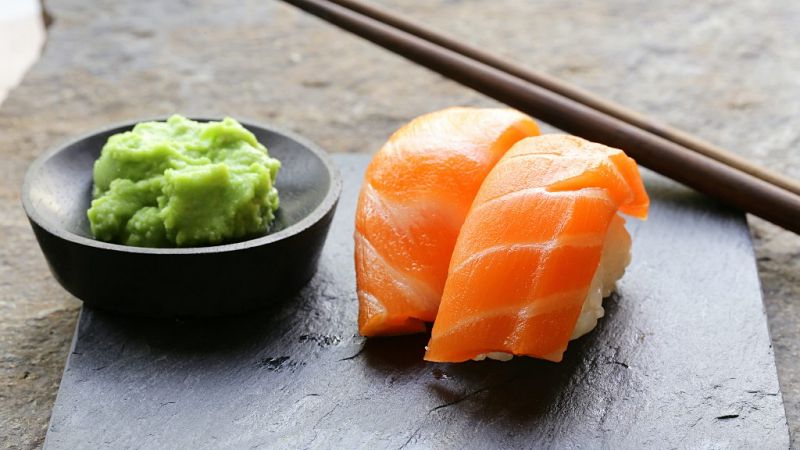 Click here to view wasabi to eat sushi