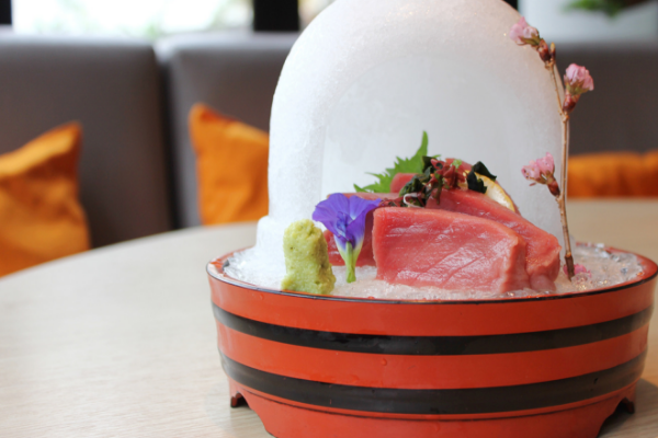 Click to view Ishin's Signature Bluefin Tuna Sashimi.