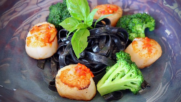 View Free Squid Ink Tagliatelle