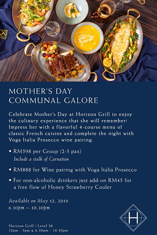 Click here to view Mother's Day Menu at Horizon Grill