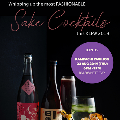 View Sake Cocktails Event at Kampachi Pavilion