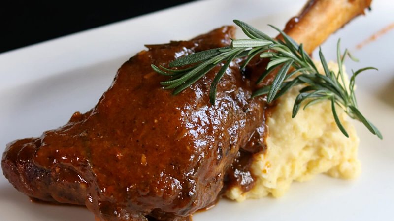 View Braised Lamb Shank at Pampas Steakhouse at Old Malaya