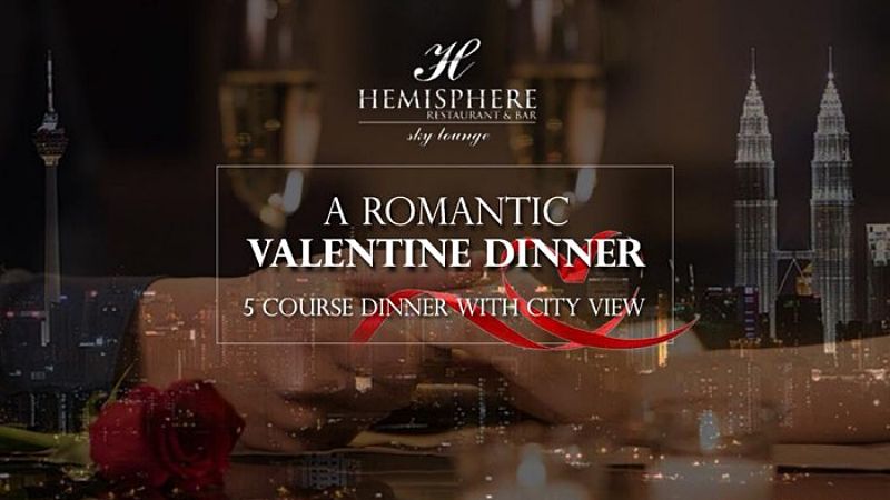 View Top Scenic with Romantic Set Dinner - Hemisphere Restaurant and Bar