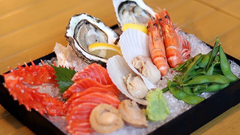 View Sashimi Seafood Platter at Yamaguchi Fish Market