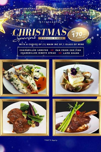 Click here to view Christmas Menu at Stratosphere